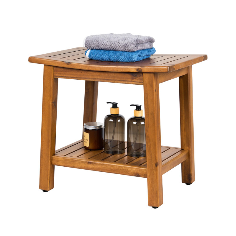 20'' W Teak Shower Bench
