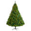 8' H Lighted Artificial Pine Christmas Tree