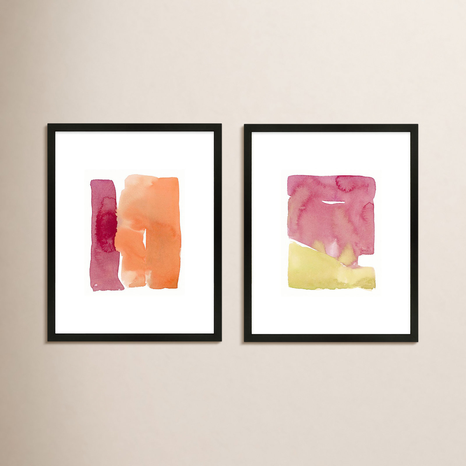 Citrus Splash by Jacques Pilon, 20" H x 16" W, Black Framed