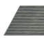 Tapis gris à rayures horizontales lavable à la machine-243541370