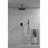 Ceiling Mounted Shower System Combo Set with Handheld and 16"Shower head
