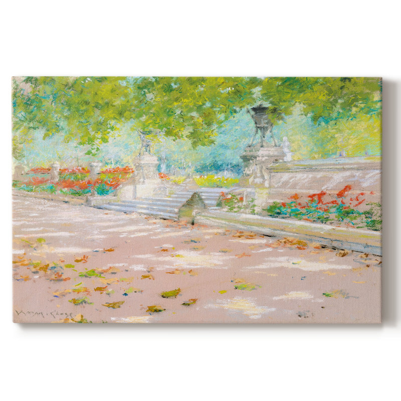 Paysage rétro - LXI, reproduction sur toile encadrée, Toile tendue, H 13 po x l 19 po x P 1,5 po