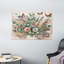 Bungalow Rose Floral Eucalyptus Wall Hanging Tapestry Boho Wild Abloom Pale Rose Laurel Green-1380381535