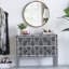 Miroir rond en fer