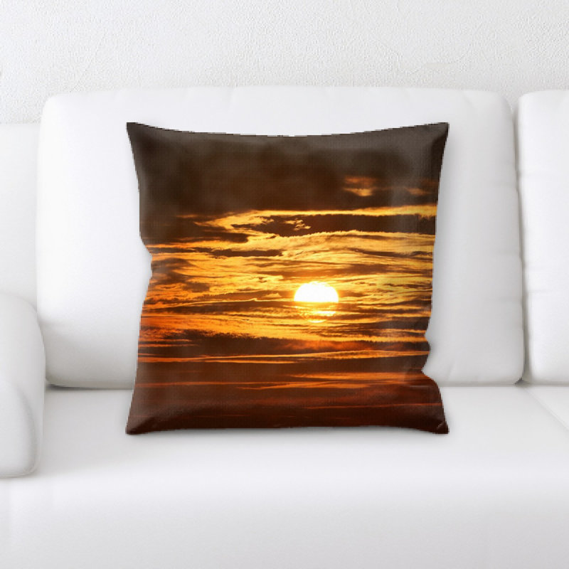 Coussin coucher de soleil
