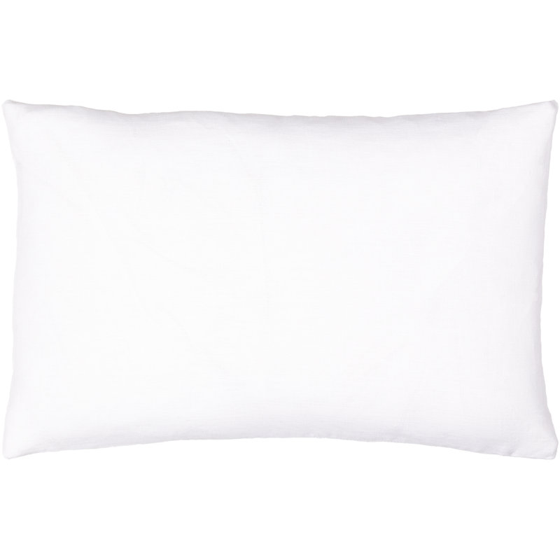 Sacia Linen Solid Pillow Cover, White