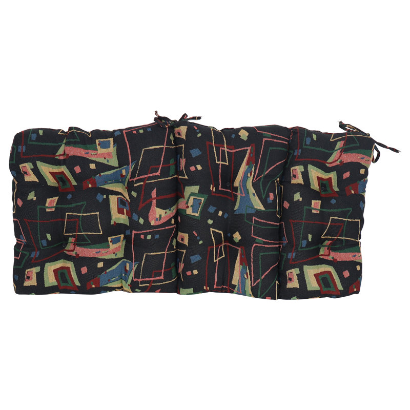 Tapestry Tufted Seat/Back Chair Cushion