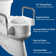 Elevated Comfort Toilet Seat With Handles For Seniors And Individuals With Mobility Issues - Easy Installation, Secure Fit For Round And Elongated Toilets, Enhanced Safety And Support
