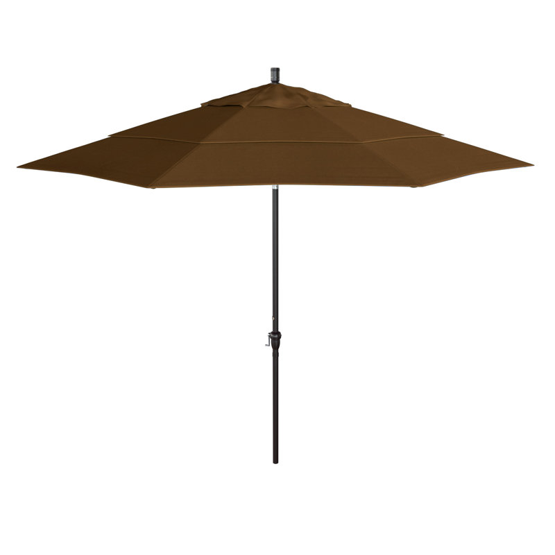 Parasol de marché 132 po Ancy, Teck Sunbrella®