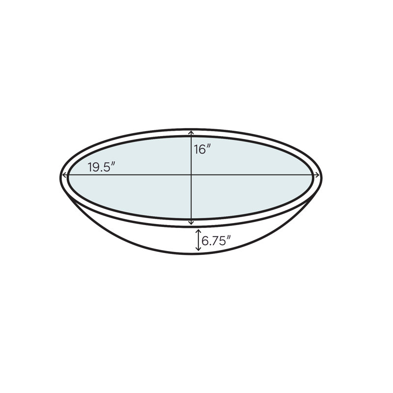 Regatta 19.5'' L Bathroom Sink