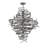 18 - Light Dimmable Tiered Chandelier