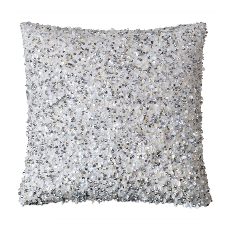 Vionnet Square Pillow Cover & Insert, Faux Down