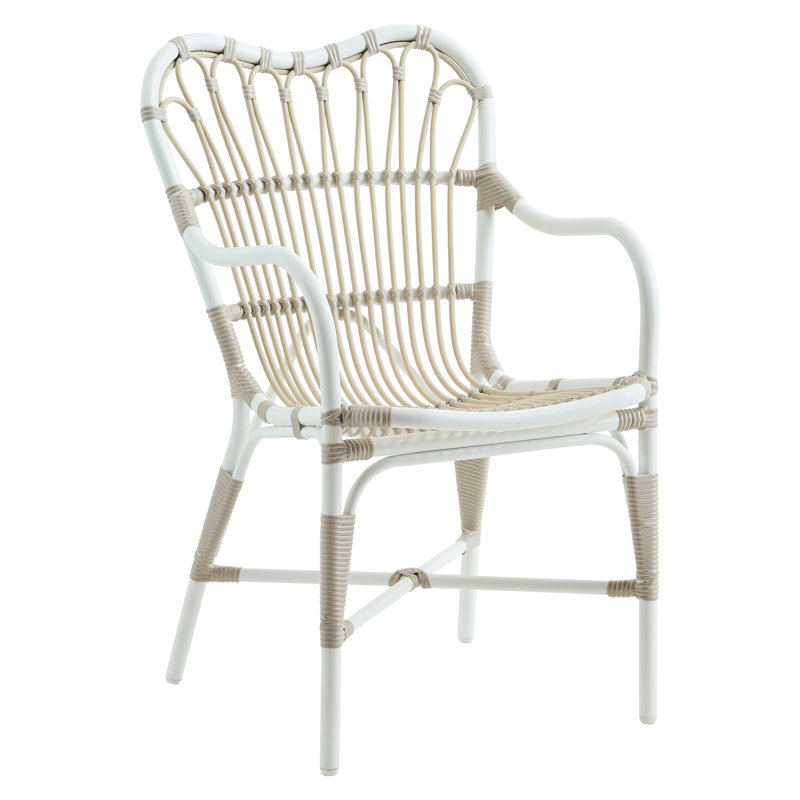 Margret Outdoor Dining Armchair, Moccachino