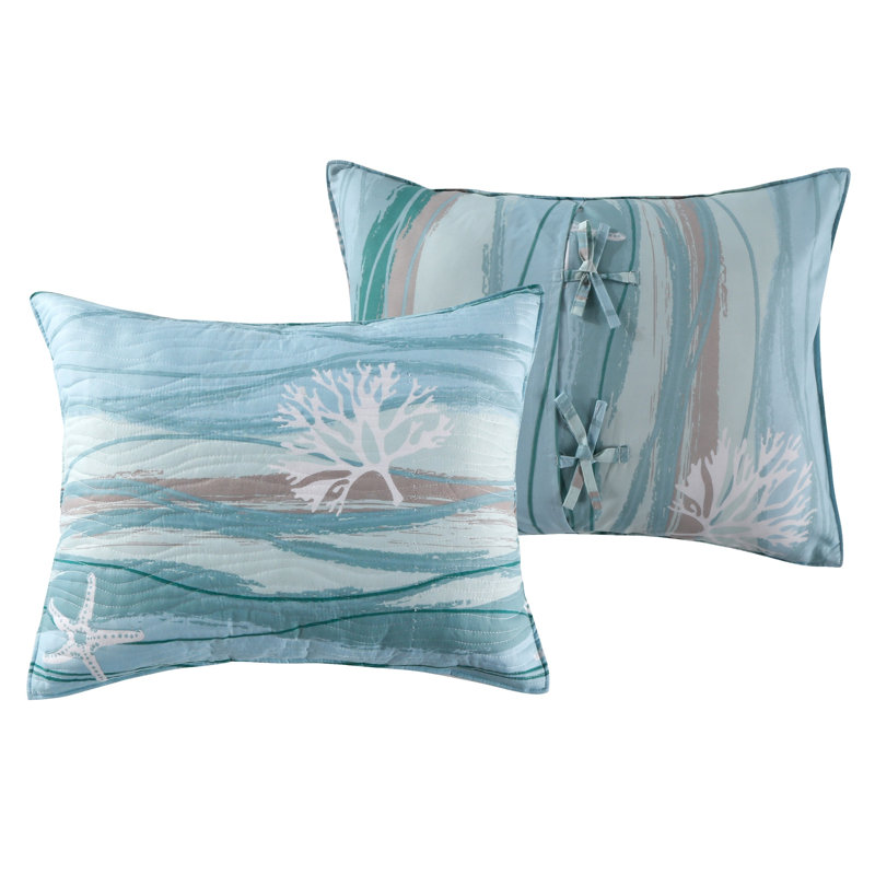 Taie décorative multicolore Greeni Home Fusions Maui, 20 x 36, Très grand