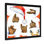 «Christmas Holiday Fancy Santa Claus», reproduction d'art sur toile traditionnelle