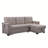 84" Reversible Sleeper Sectional Sofa With Storage Chaise,USB Charging Ports And Pocket-336611379
