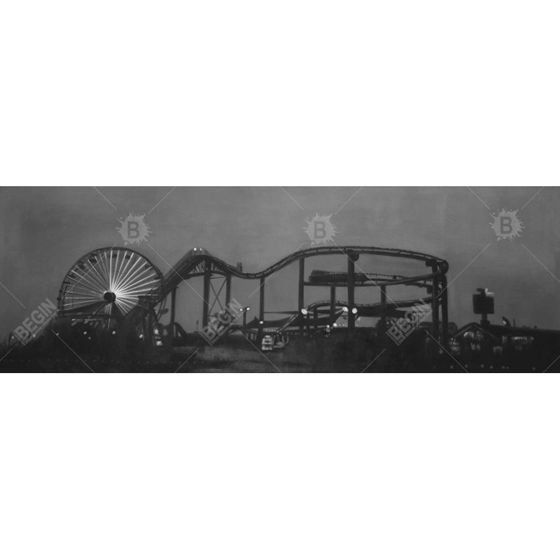 «Amusement Park», toile blanche | Décoration d'intérieur