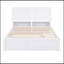 Lit plateforme avec rangement et tablettes gigognes-305619346