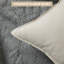 Ensemble de 4 housses de coussins décoratifs, lin naturel 18 x 18 po, kaki-124323941