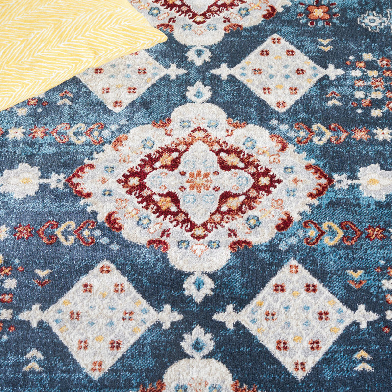 Bayside Performance Machine Washable Oriental Rug, Rectangle 5'3" x 7'6"