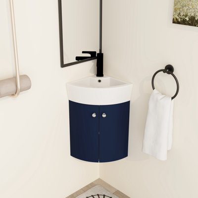 Meuble-lavabo mural 16 po Earldine