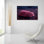  «Sleepy Cat» par Ann Klee, art mural en verre acrylique, 36 po x 24 po