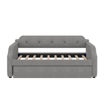 Twin Upholstered Daybed With Trundle