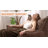 Modern Compression 39"W Oversized Corduroy Bean Bag Chair Filled with Memory Sponge-1320730027