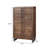 Womac Solid Wood 34.5'' W 5 - Drawer Dresser