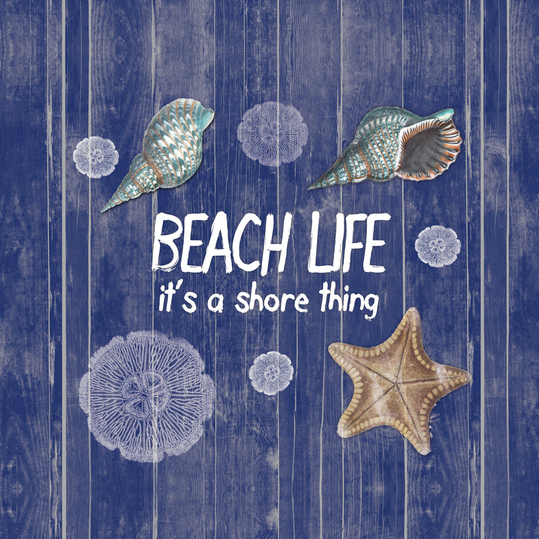 Beach Life Shore Thing - Wrapped Canvas Print