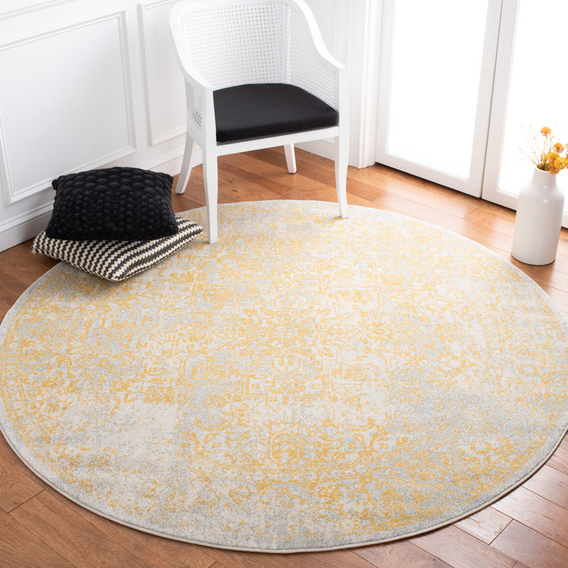 Provincetown Performance Oriental Rug, Round 6'7"