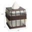 Square Resin Tissue Box Cover in Oil-Rubbed Bronze