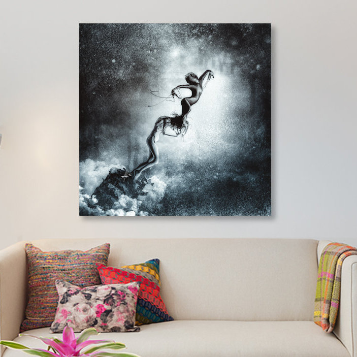 « host », impression sur toile, H 37 po x l 37 po x P 1,5 po, Sans cadre