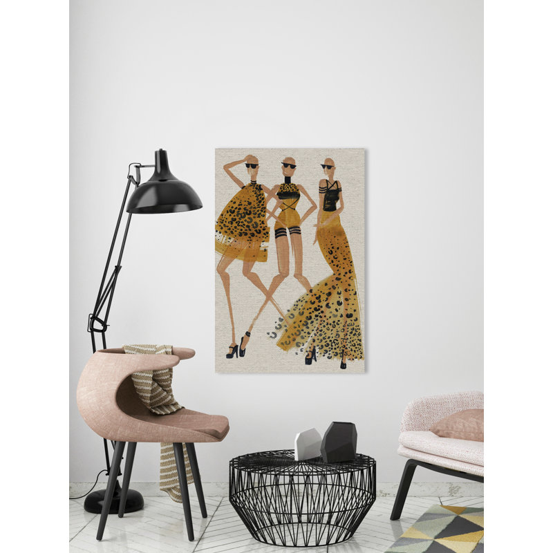 Golden Girls II - Wrapped Canvas Painting, 152 cm H x 102 cm W x 4 cm D