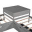L-shaped Twin Platform Bed With Trundle, Drawers & Desk - Space Efficient Design Drawers, Trundle And Practical Functional-2105797027