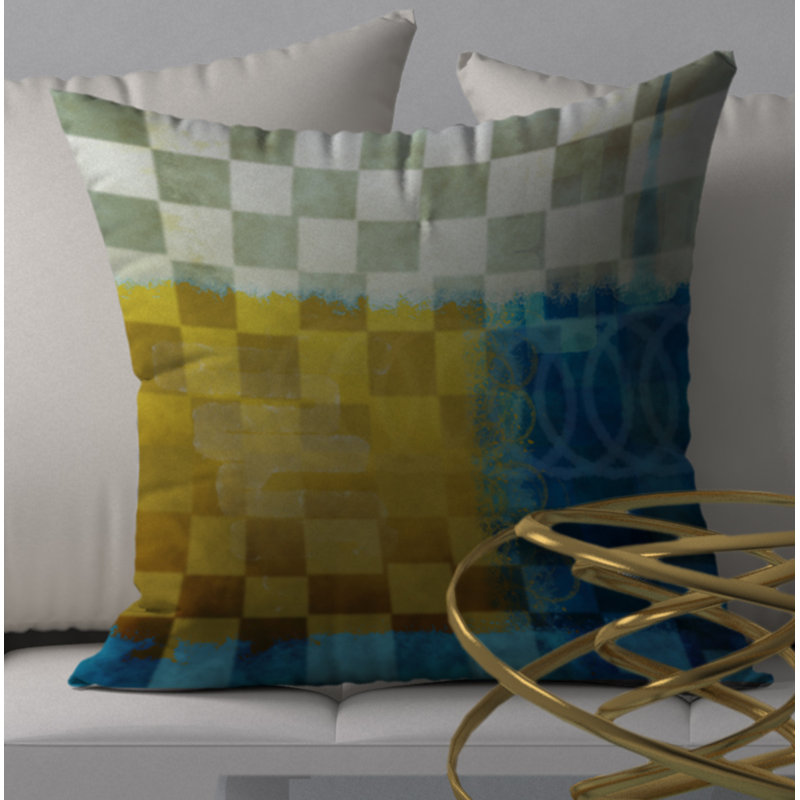 Housse de coussin carrée et insert Famous, 24" X 24"