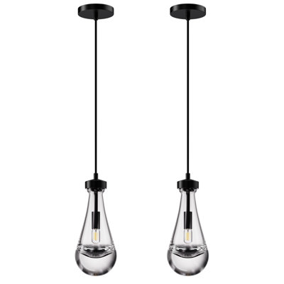 Luminaire suspendu de luxe à 2 lumières Pleasant Plains