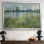 Printemps au bord de la seine - Claude Monet, toile tendue avec châssis, c. 1878-100708528-100708533-100708537