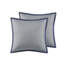 Ensemble d'édredon luxueux très grand pour une chambre à coucher confortable et élégante.