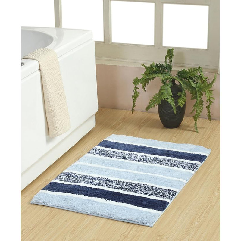 Sherrington Micro Tufted Bath Rug - 24"x40", Navy
