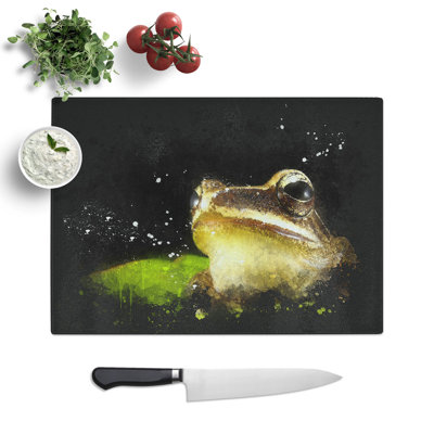 Frog Vol.2 Paint Splash Chopping Board