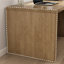 Bureaux rectangulaires en bois massif de couleur bois-107225677