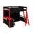 Wood Loft Bed With Desk & Storage, Built-In Bookshelf And LED Lighting For Kids Teens Adults-212906387