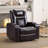 36.22" W Faux Leather Power Recliner with USB Charging -1831199092