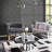 Eddins Dark Gray Metallic Distressed Labyrinth Lines Faux Fabric Wallpaper