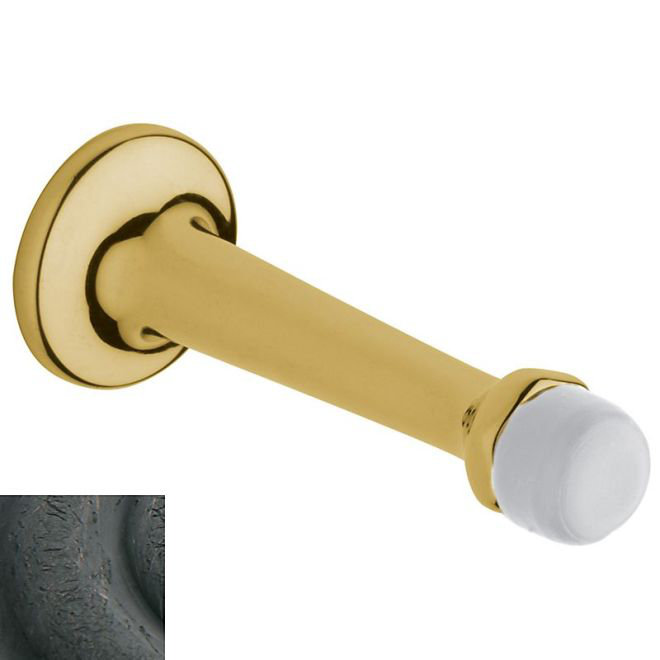Brass Baseboard Stop, Venetian Bronze