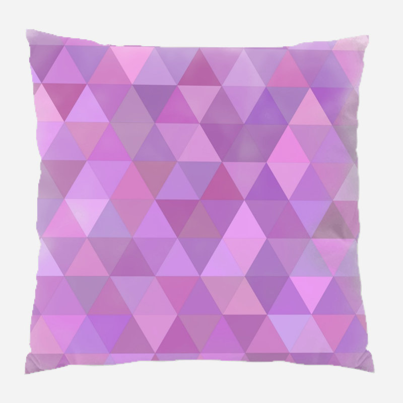 Coussin décoratif triangulaire