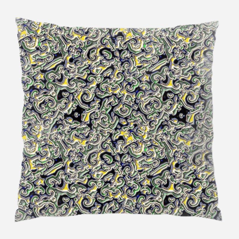 Coussin décoratif à motif transparent, Intérieur