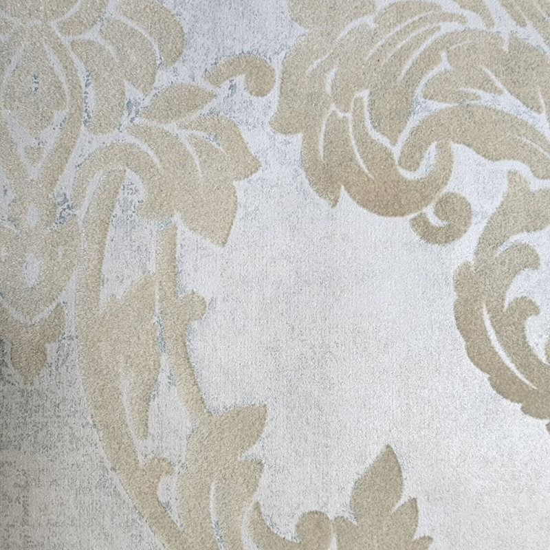 Rouleau de velours damassé beige Mezie