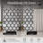 Abstract Transparent Peva Shower Curtain